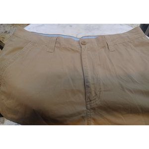 Roundtree & Yorke Casuals Men's SZ 38 x 10 Tan 100% Cotton